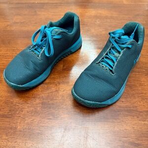 NOBULL Men's Trainers Dark Teal Bright Blue Lace Up Athletic Shoes Size 7.5